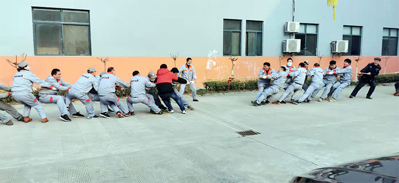 Tug-of-war is the ultimate team-building exercise