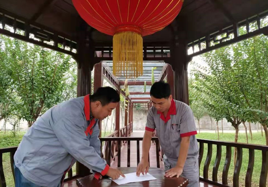 Yongxing Technology Yard Pavilion, work everywhere